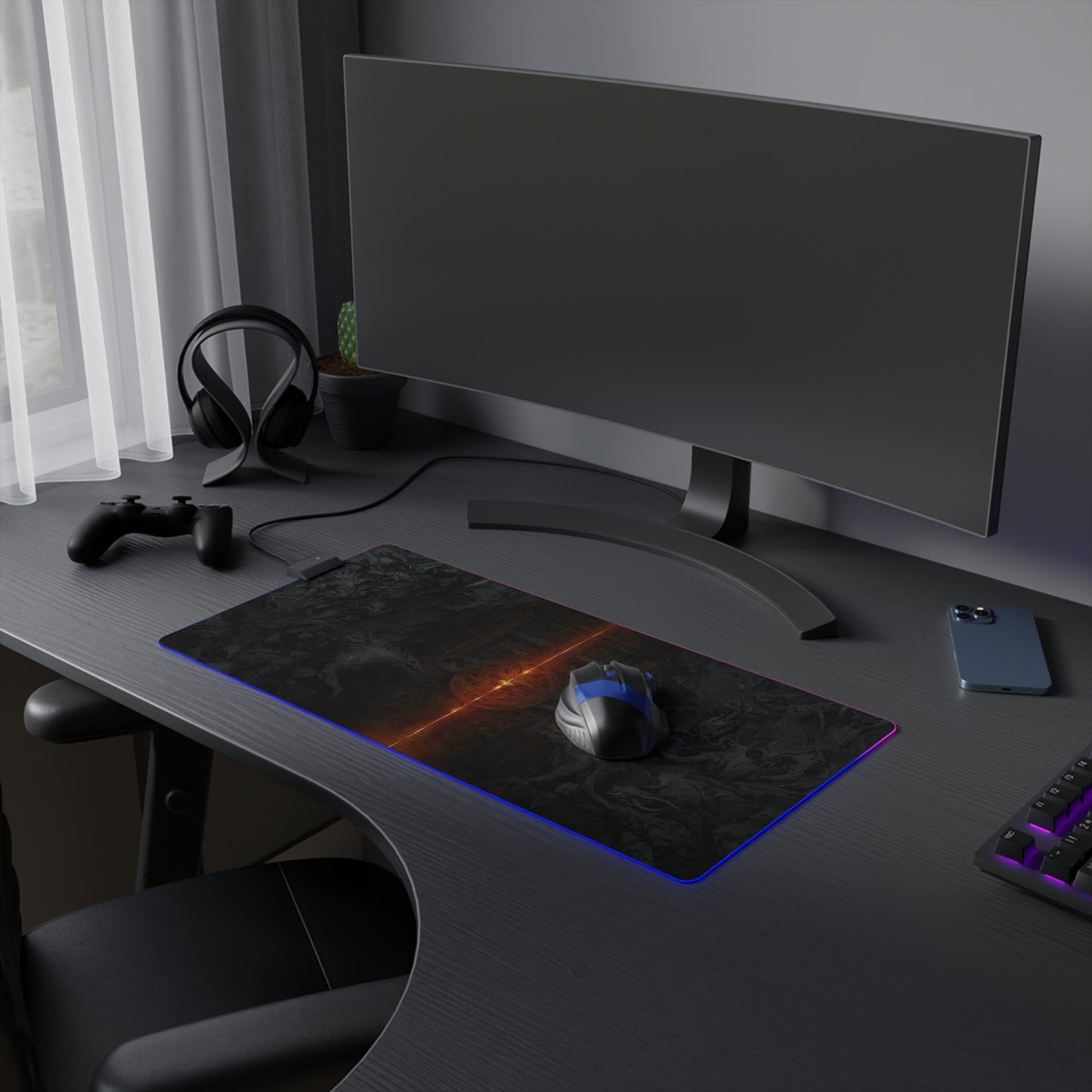 Diablo IV 002 LED Gaming Mouse Pad
