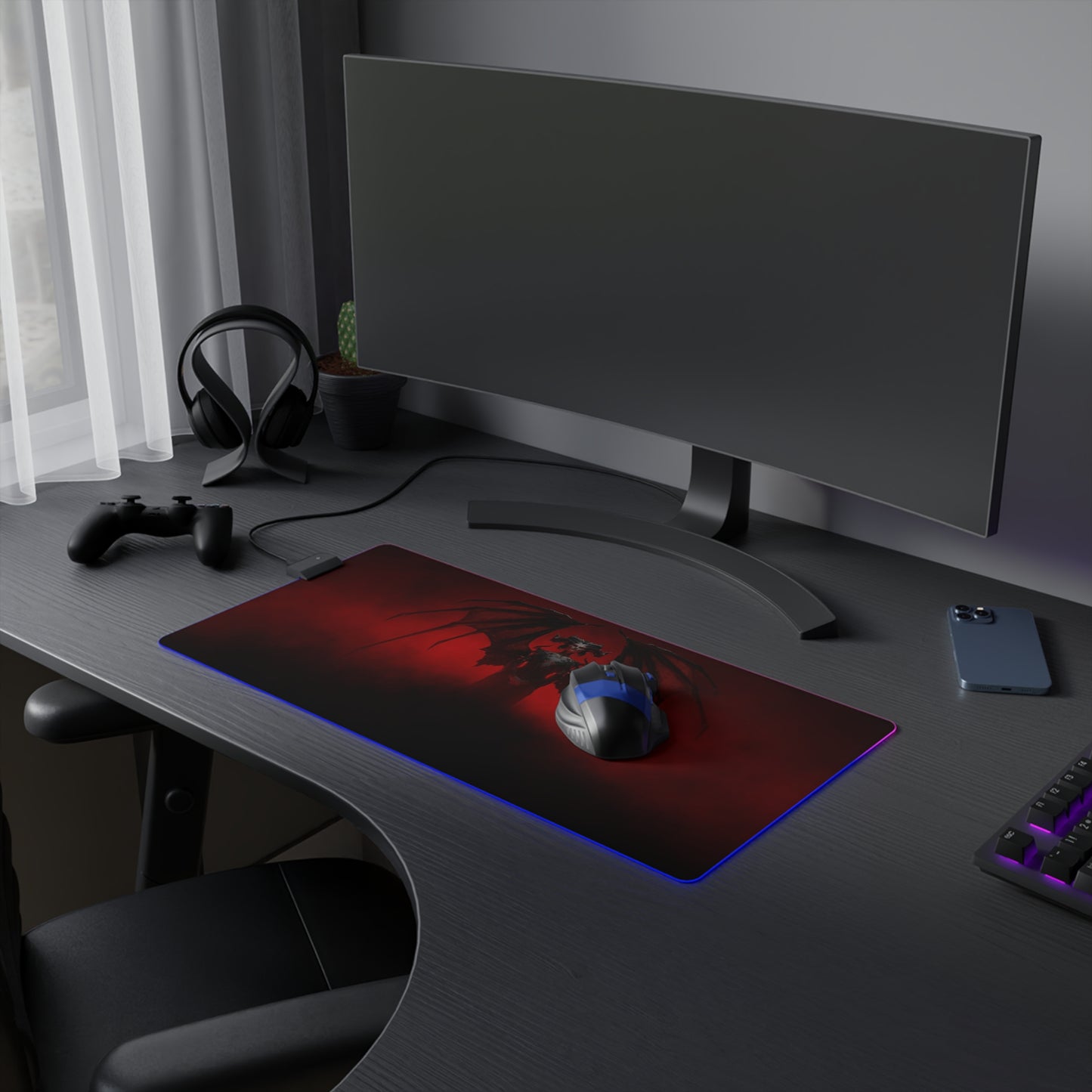 Diablo IV 001 LED Gaming Mouse Pad
