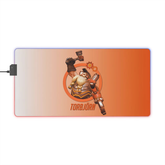 Torbjörn 001 - Overwatch 2 LED Gaming Mouse Pad