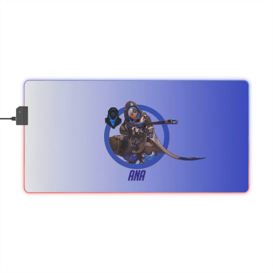 Ana 001 - Overwatch 2 LED Gaming Mouse Pad