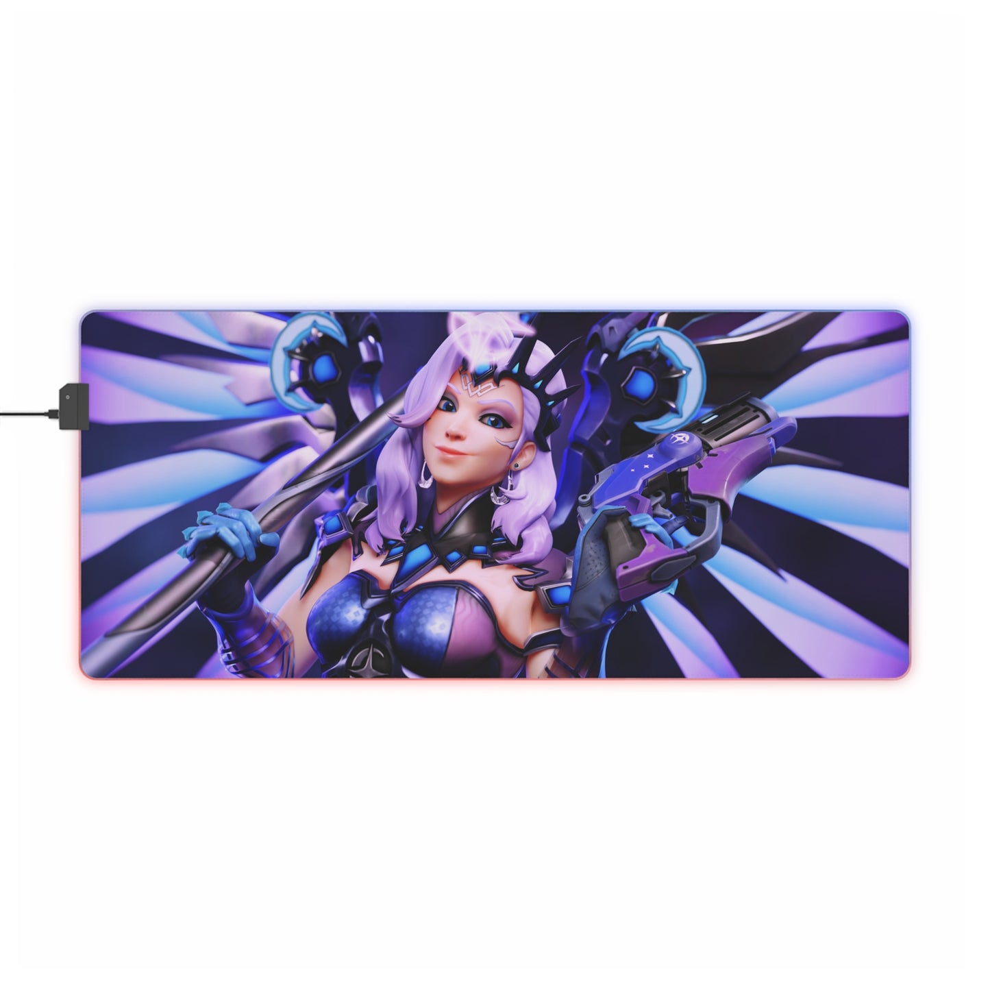 Atlantic Mercy Overwatch 2  LED Gaming Mouse Pad