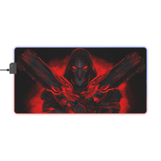 Reaper 001 - Overwatch 2 LED Gaming Mouse Pad