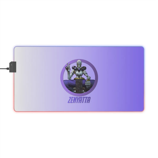 Zenyatta 001 - Overwatch 2 LED Gaming Mouse Pad